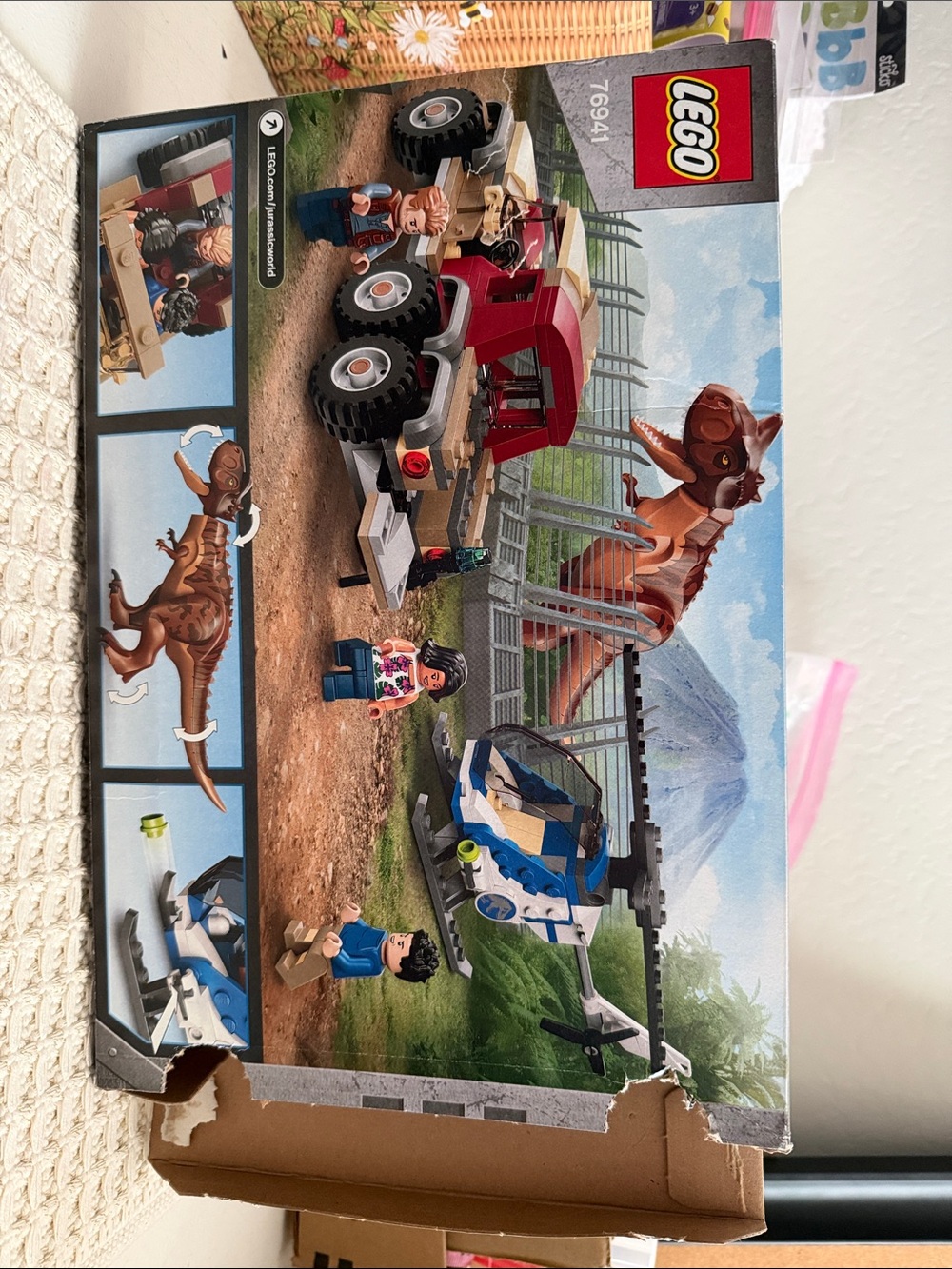 LEGO Jurassic World Carnotaurus Dinosaur Chase RETIRED RARE Complete Set - Picture 6 of 6